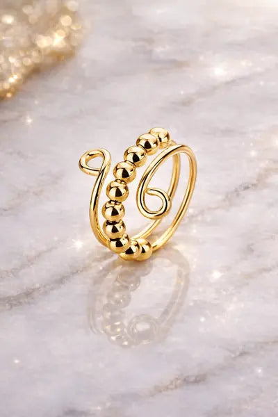 Aura™ — Bague Anti-Stress Élégante Ajustable | Calmora