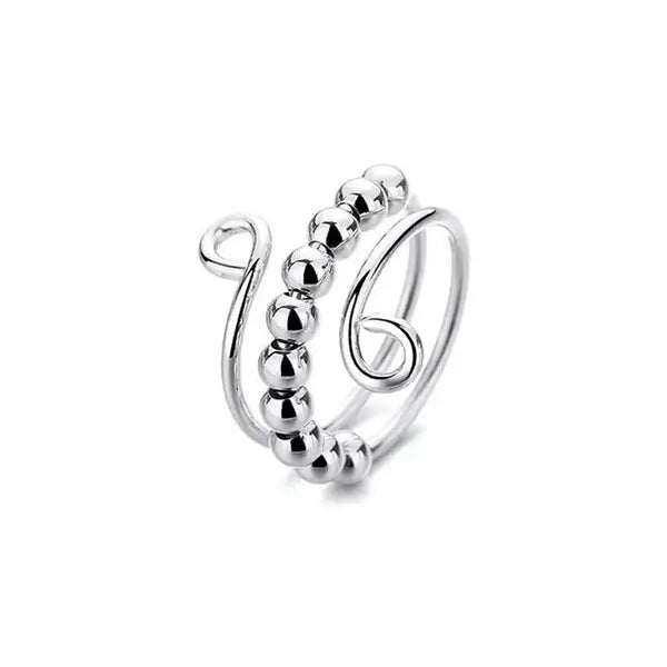 Aura™ — Bague Anti-Stress Élégante Ajustable | Calmora
