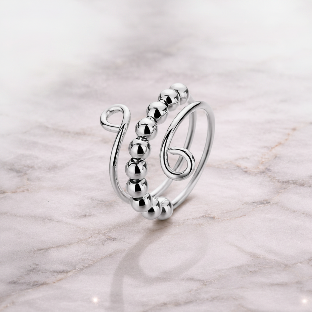 Bague-antistress-Calmora-couleur-argent-rotatif-en-acier-inoxydable