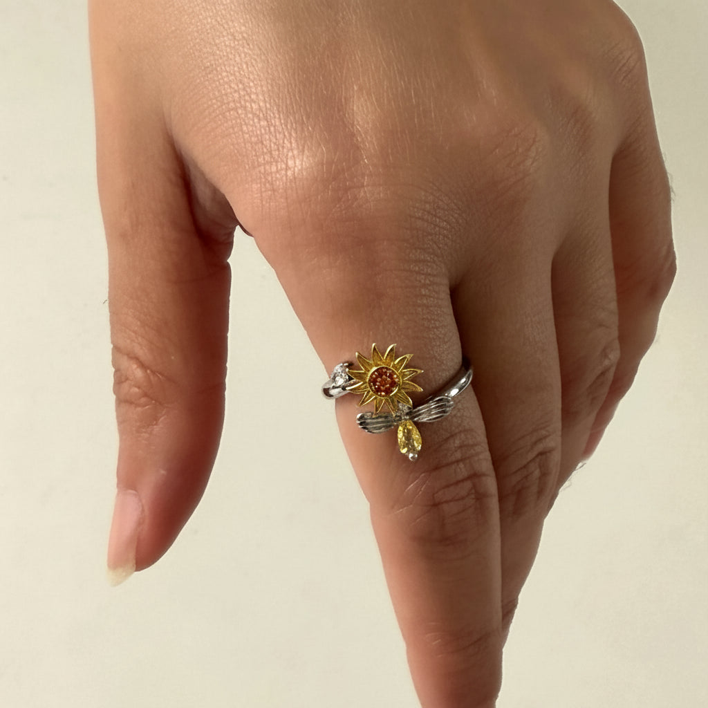 Bague Luna portée